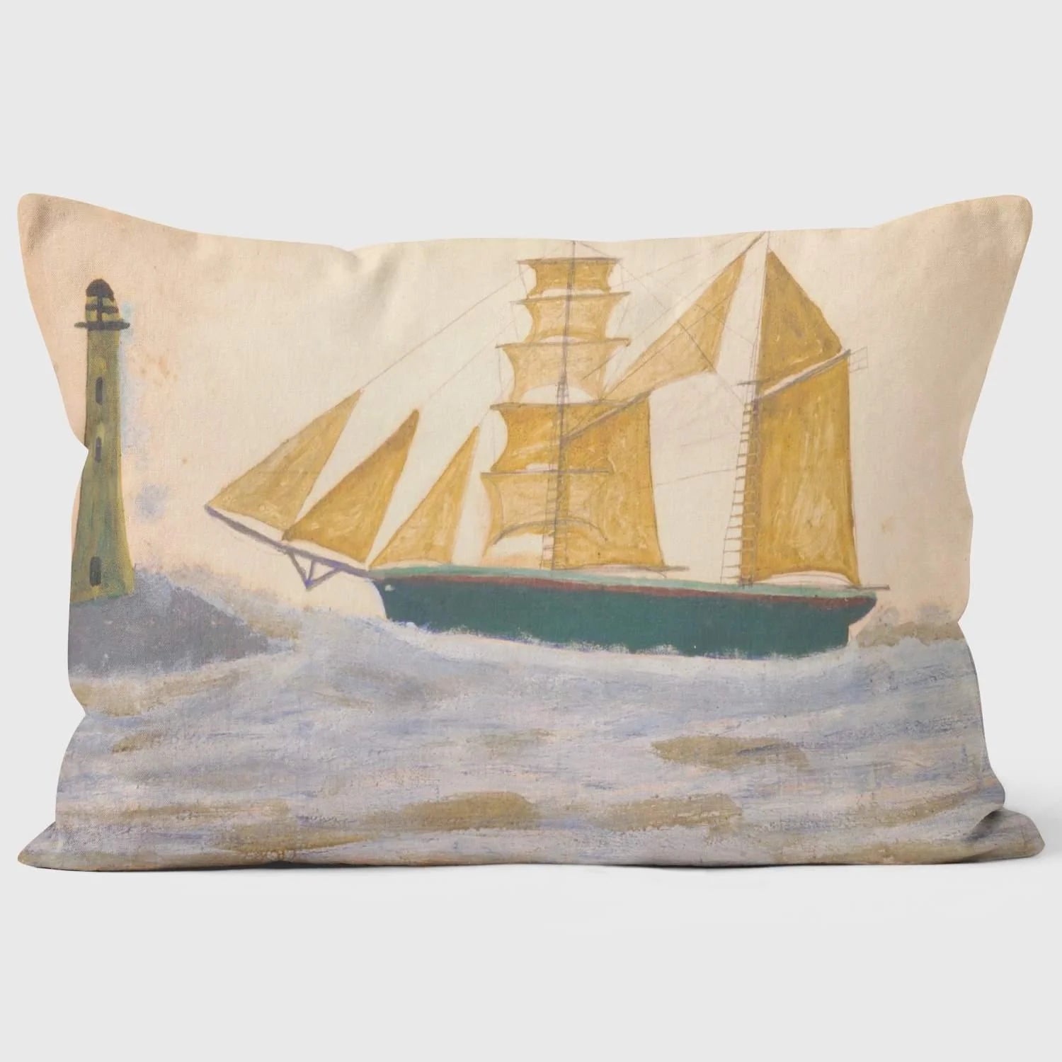 Alfred Wallis Cushion - Two Mast Ship