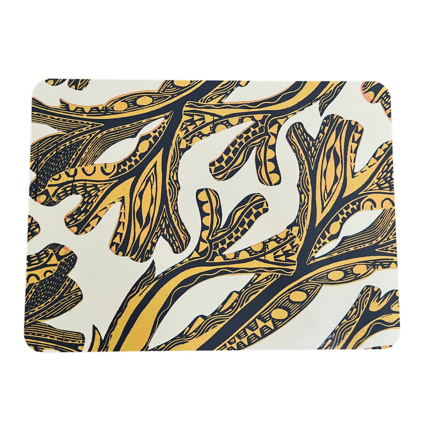 Seaweed Placemat - Citrine Yellow
