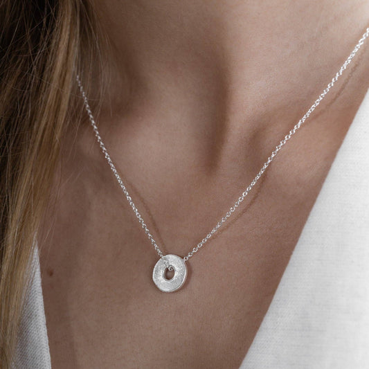 One & Eight Sorrel Necklace - Silver