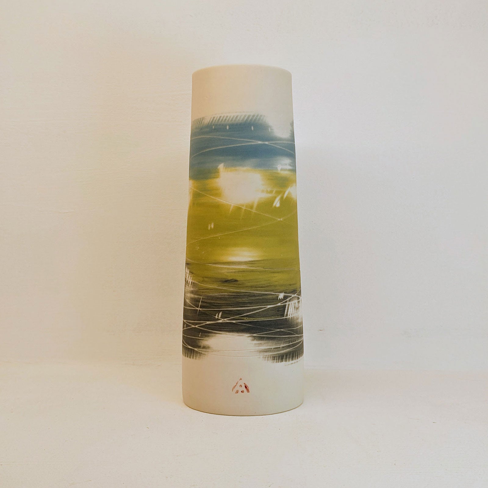 Ali Tomlin Porcelain Cylinder Vase Cornwall