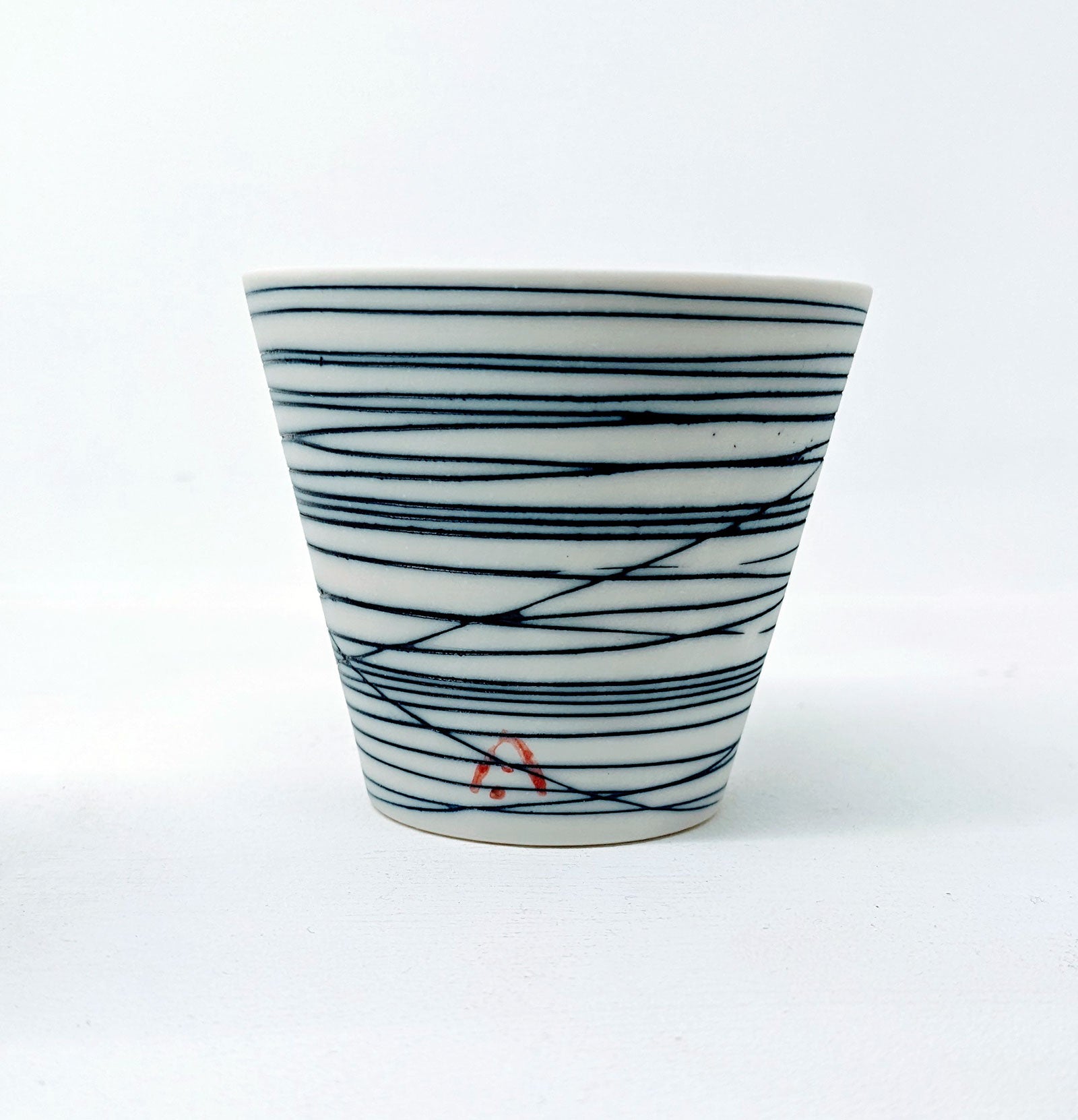 Ali Tomlin Small Bowl Blue Lines