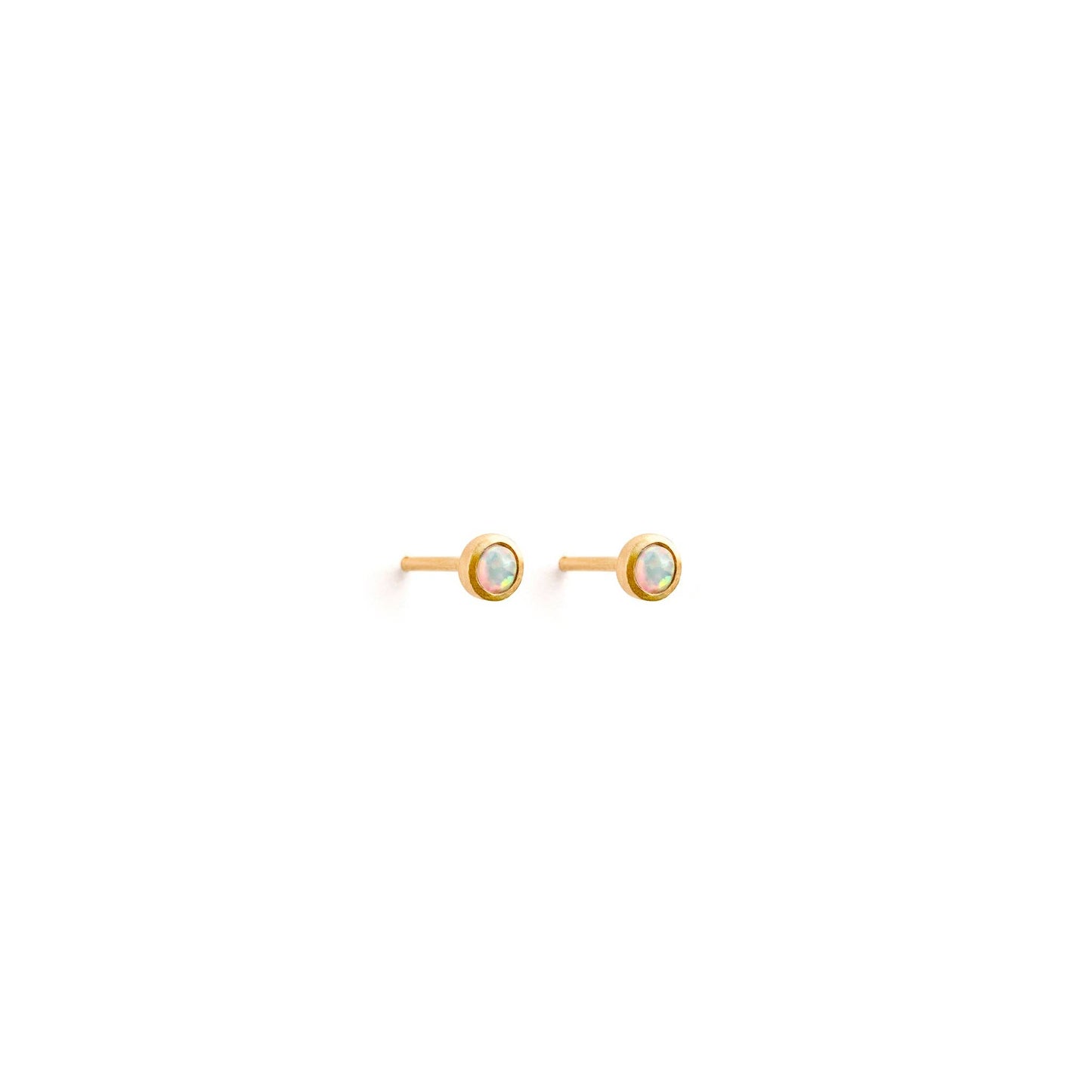Wanderlust Life - October Opal Birthstone Stud Earrings