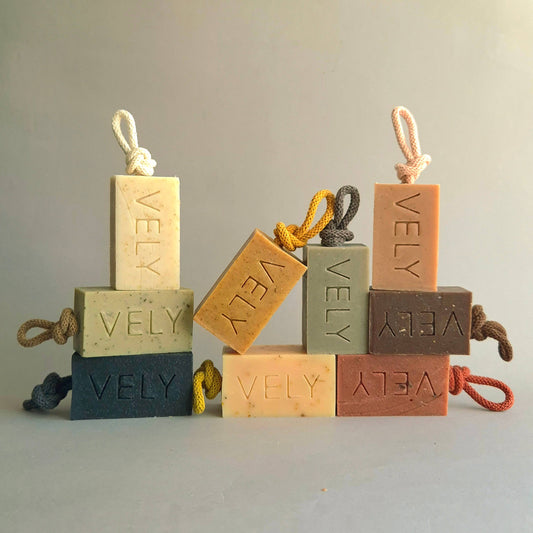 Natural Handmade Soap On A Rope - Italian Summer