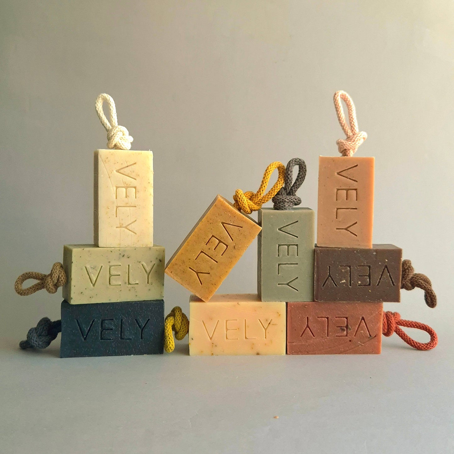 Natural Handmade Soap On A Rope - Amélie