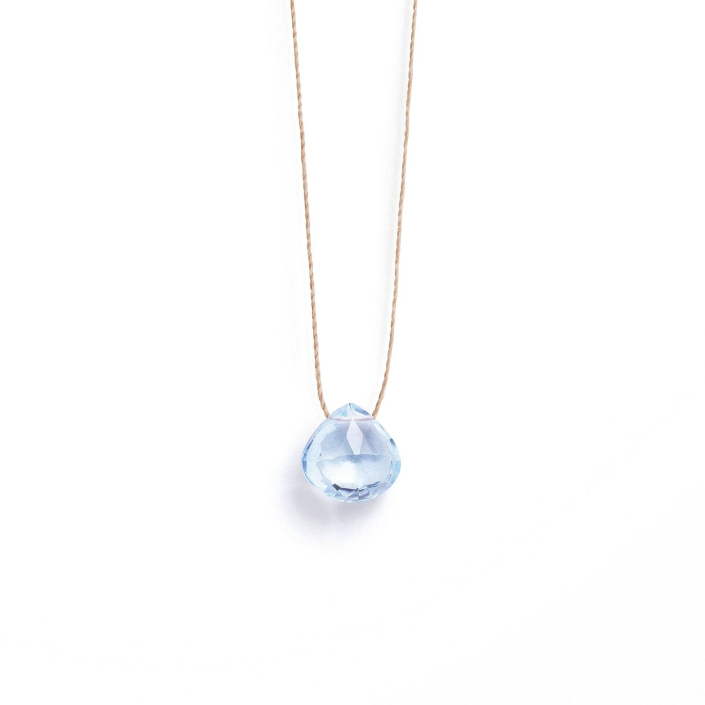 Wanderlust Life November Birthstone Necklace - Blue Topaz