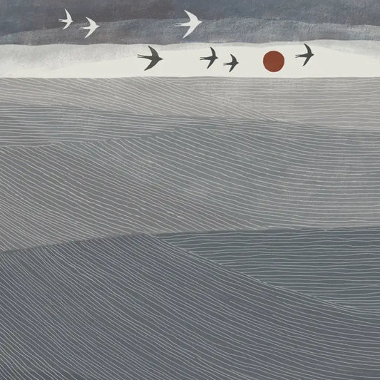 Greetings Card - Swallows Migrating