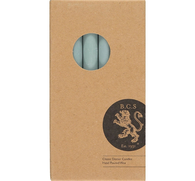 British Colour Standard Dinner Candles - Pack of 6