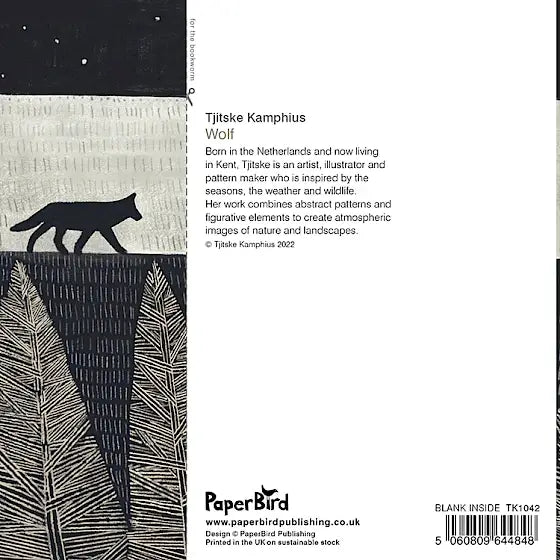 Greetings Card - Wolf