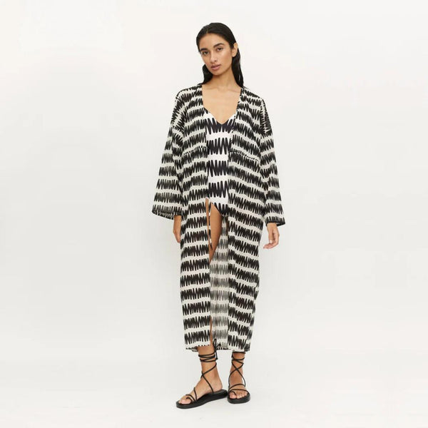 Compania Fantastica Kimono - Conversational Black and White
