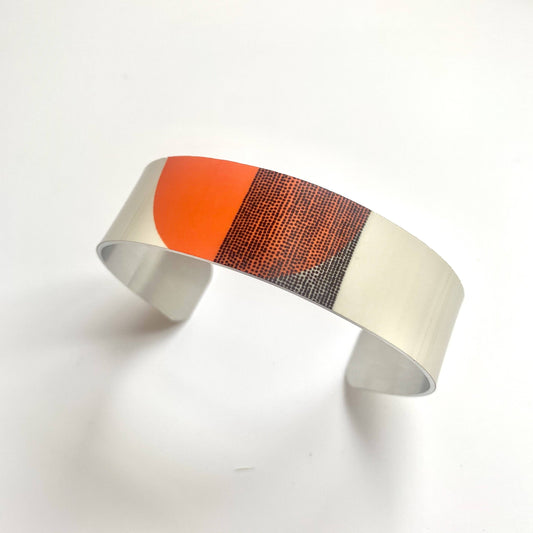 Jenni Douglas Balance Narrow Cuff Bracelet - Orange Arc