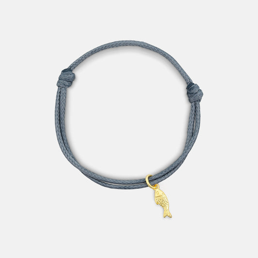 Sol and Sea Lucky Fish Bracelet - Grey