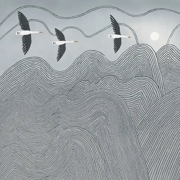 Greetings Card - Geese