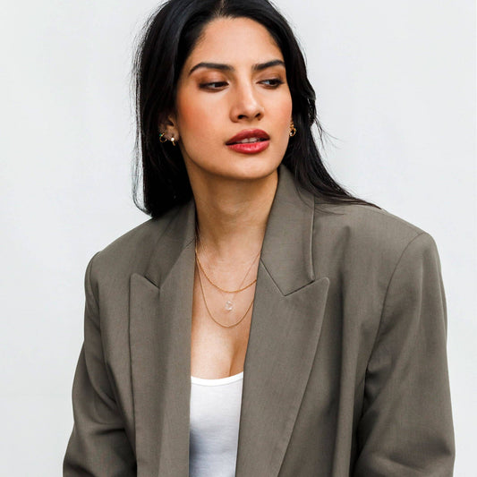 Wanderlust Life - April Quartz Fine Cord Birthstone Necklace
