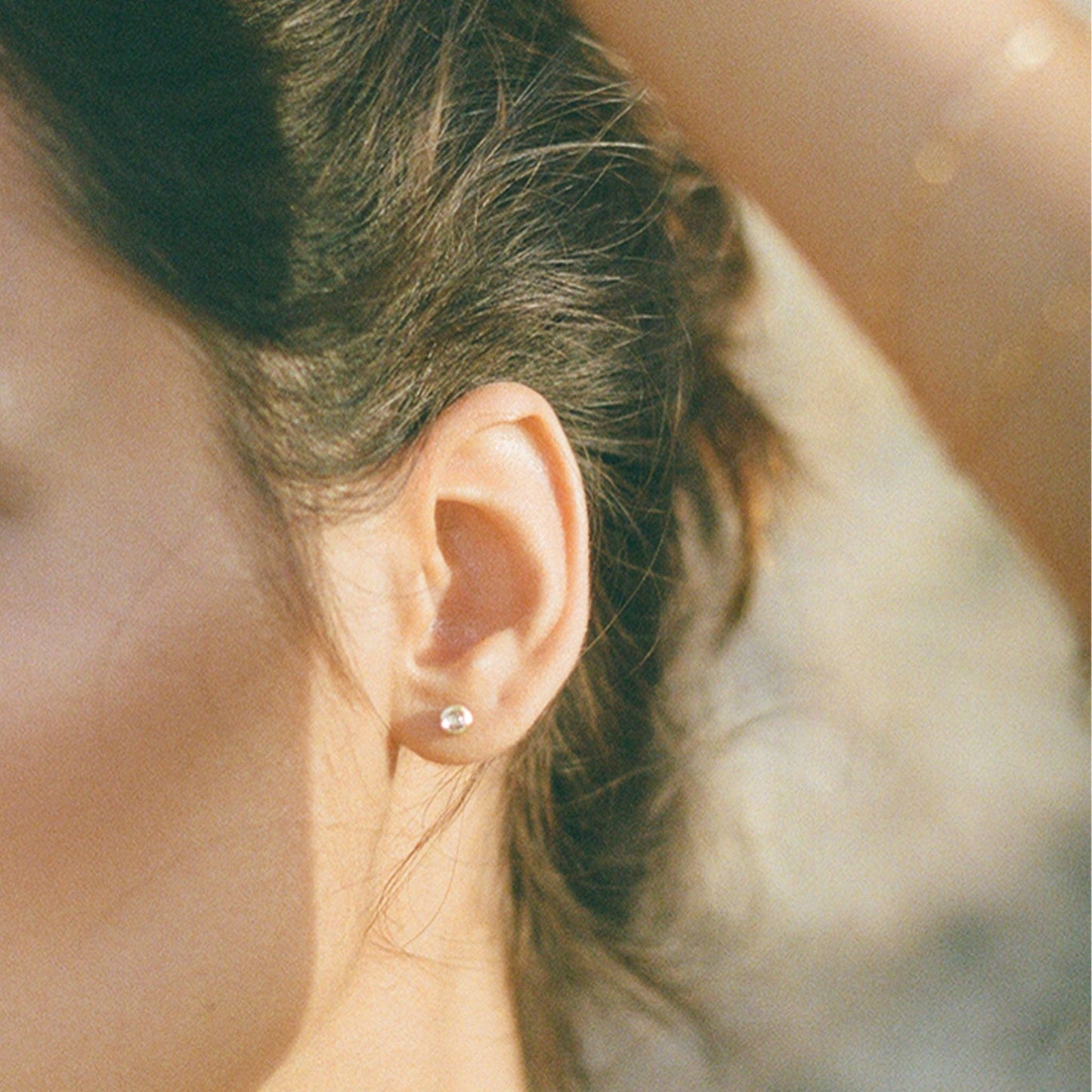 Wanderlust Life - June Moonstone Birthstone Stud Earrings
