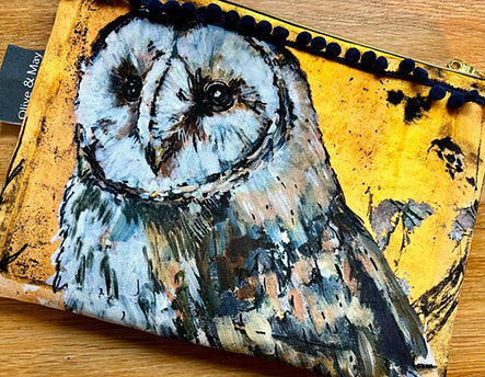 Olive & May Zip Pouch - Gilded Owl