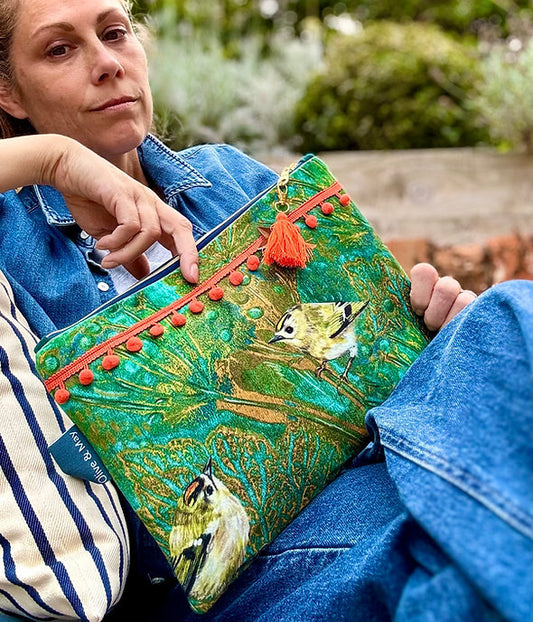 Olive & May Zip Pouch - Goldcrest