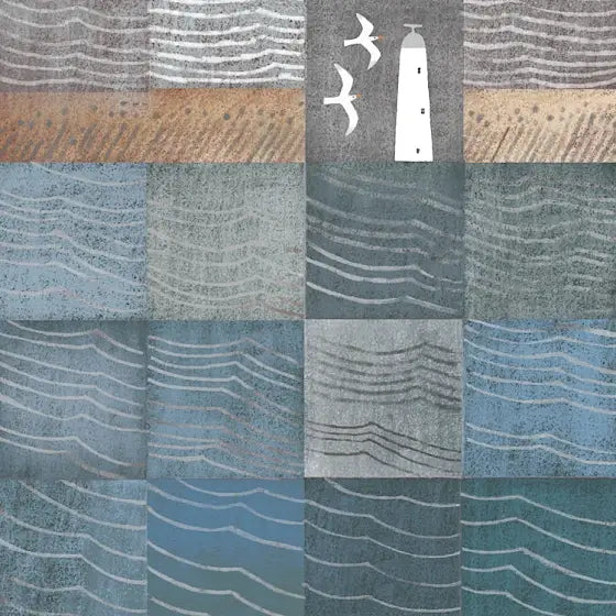 Greetings Card - Lighthouse At Low Tide