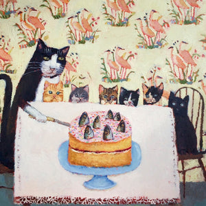 Happy Birthday Cats Greetings Card