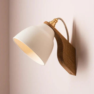Studio Haran Element Oak and Ceramic Wall Light