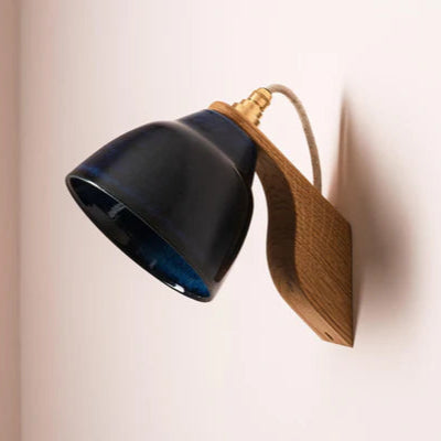 Studio Haran Element Oak and Ceramic Wall Light