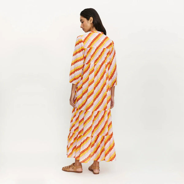 Compania Fantastica Long Dress - Summer Vibes Stripes