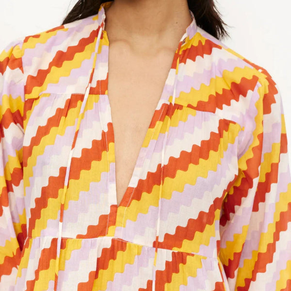 Compania Fantastica Long Dress - Summer Vibes Stripes
