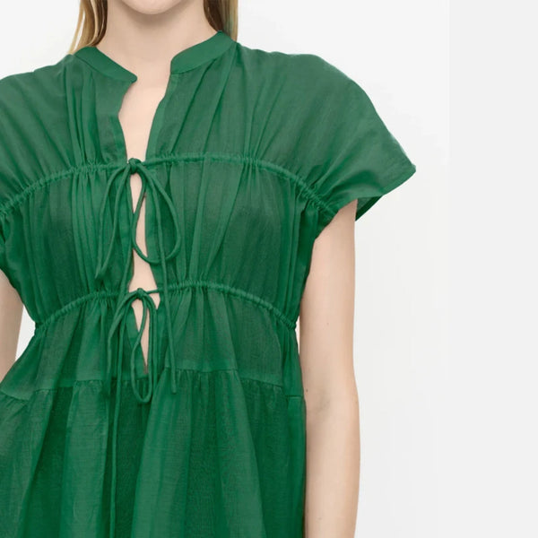 Compania Fantastica Tie Dress - Green