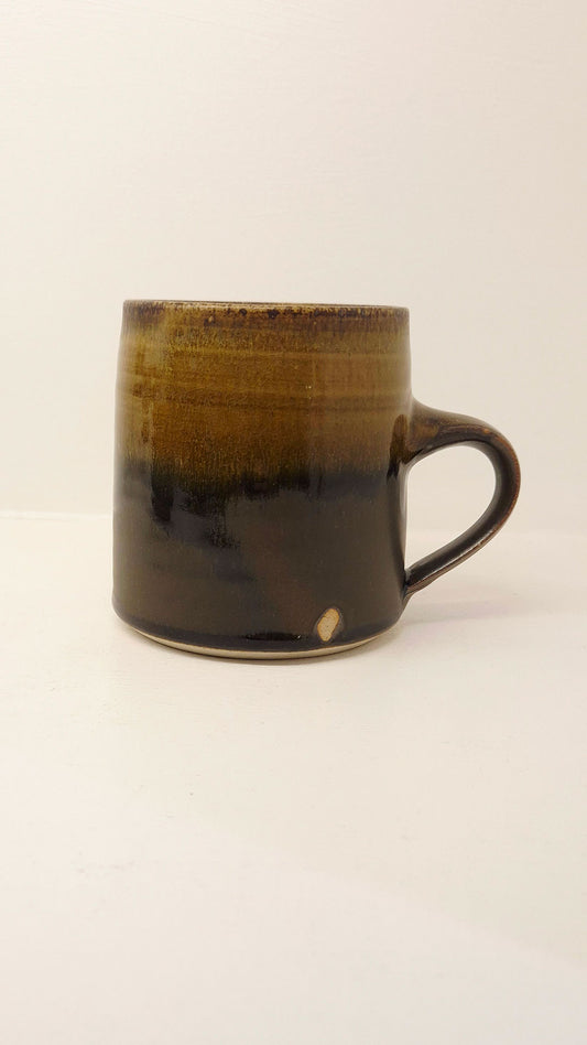 Lucy Turner Large Mug - Brown & Gold
