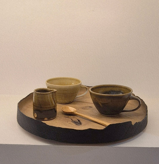 Lucy Turner Tea Cup  - Brown & Gold