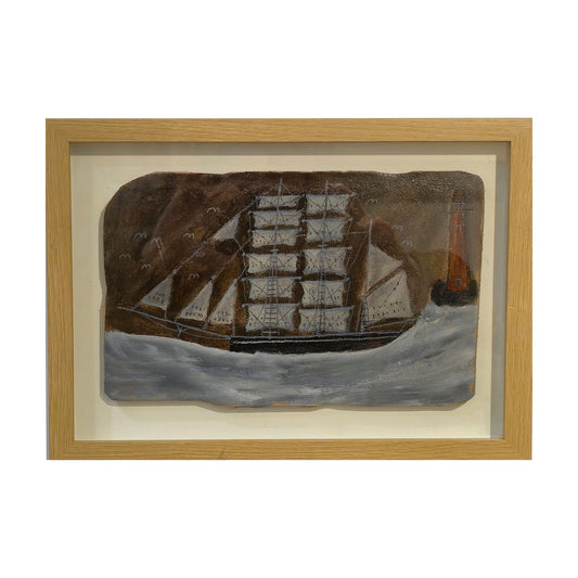 Max Wildman - Barque Passing Lighthouse