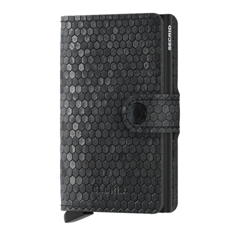 Secrid Mini Wallet - Hexagon Black