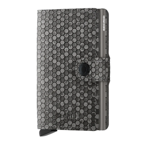 Secrid Mini Wallet - Hexagon Grey