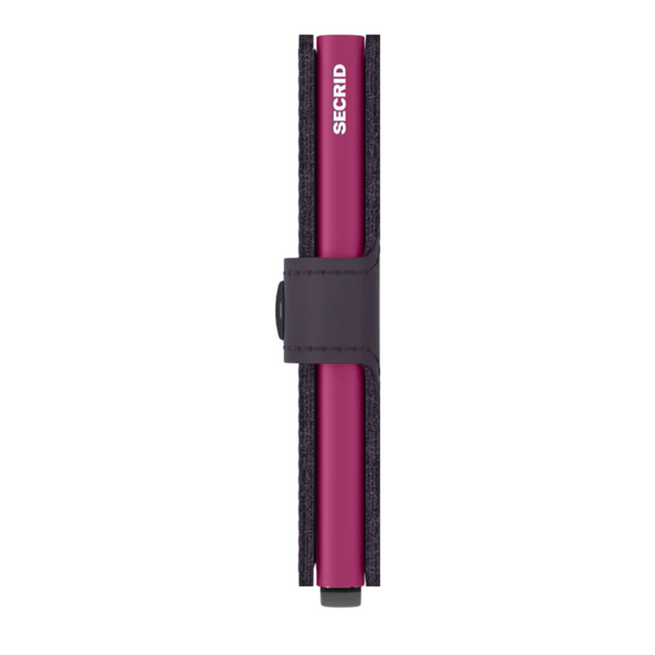 Secrid Mini Wallet - Matte Purple & Fuchsia