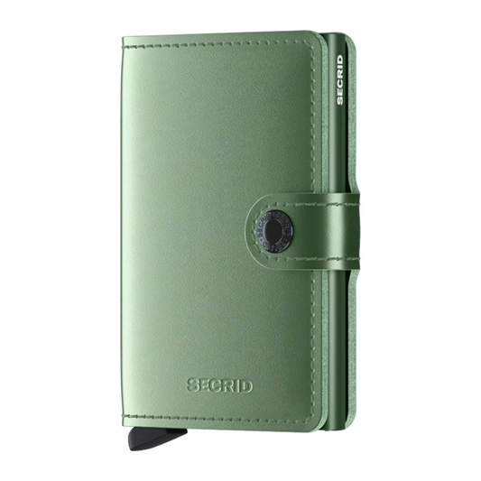 Mini Wallet - Metallic Green