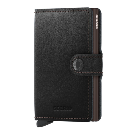 Secrid Mini Wallet - Original Black-Brown