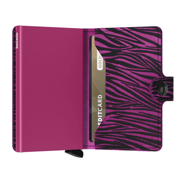 Secrid Mini Wallet - Zebra Fuchsia