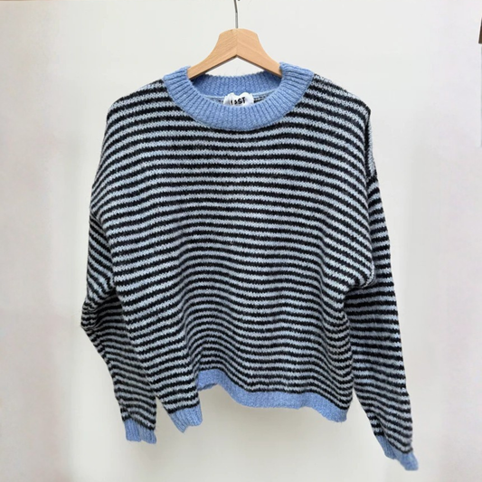 Nanna Striped Jumper - Blue