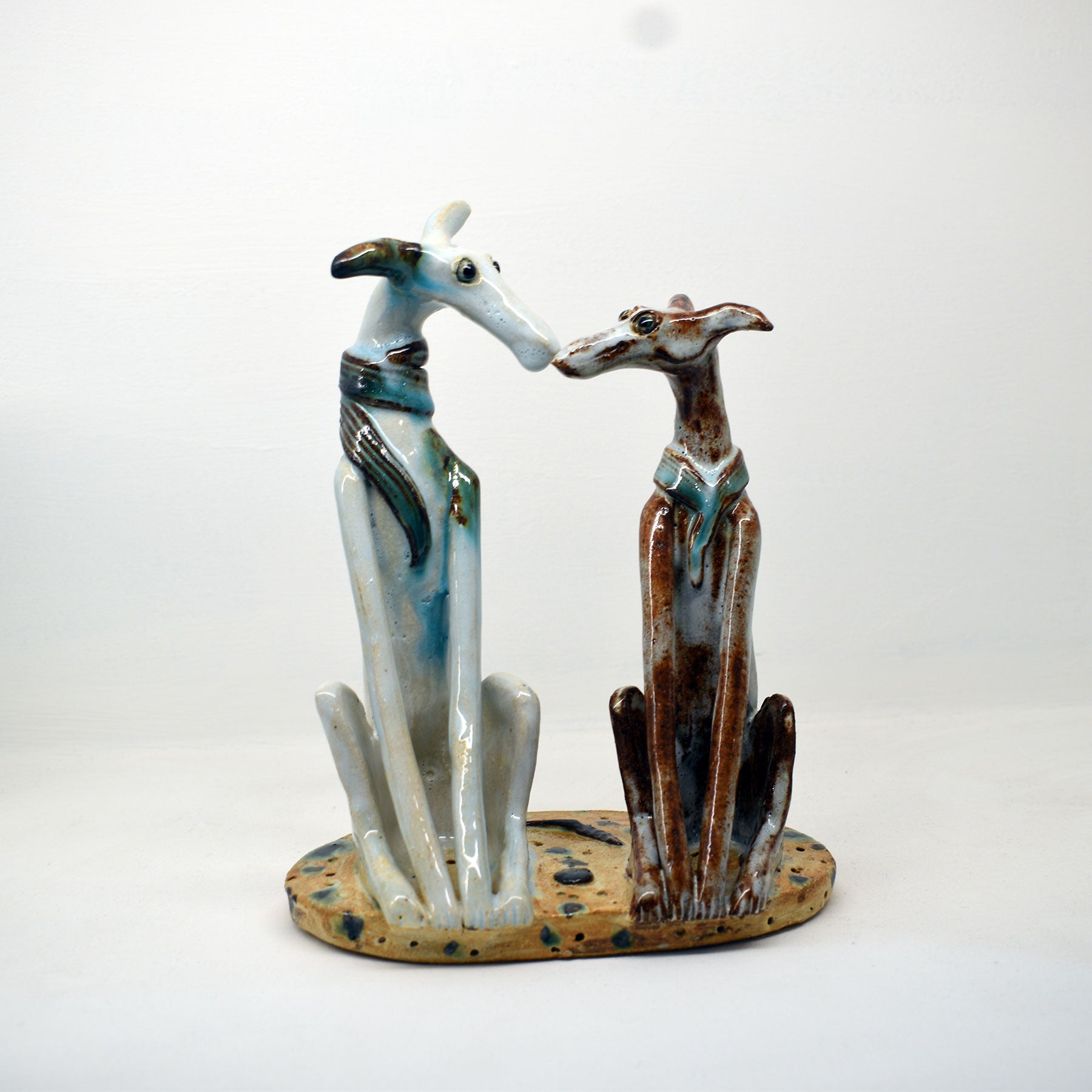 Shelagh Spear Friendship Of Two Dogs
