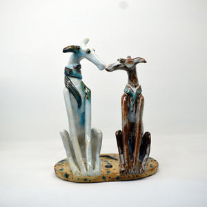 Shelagh Spear Friendship Of Two Dogs