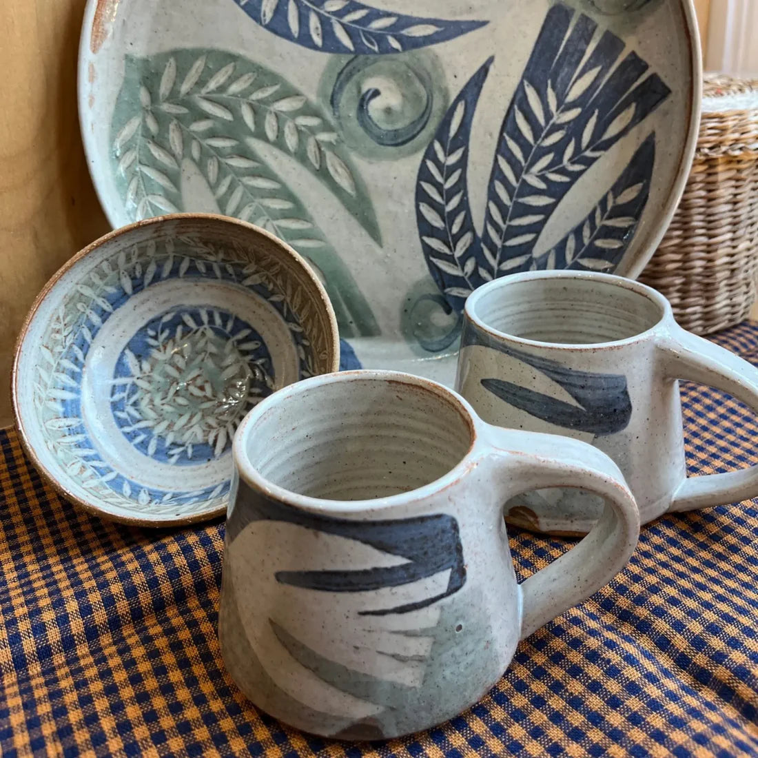 Gilliflower Pottery Summer Birds Short Mug