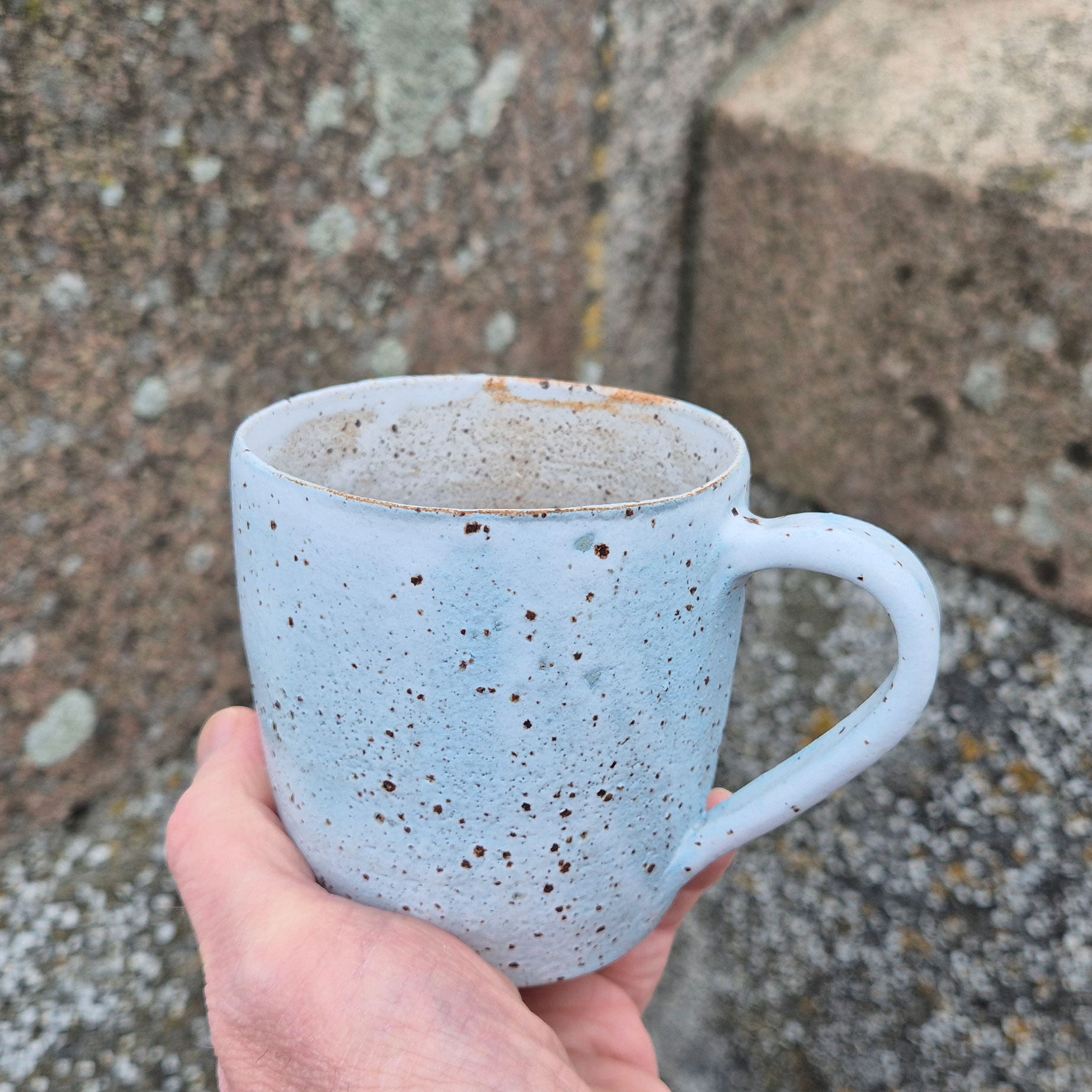 Tamsin John Blue Speckle Mug