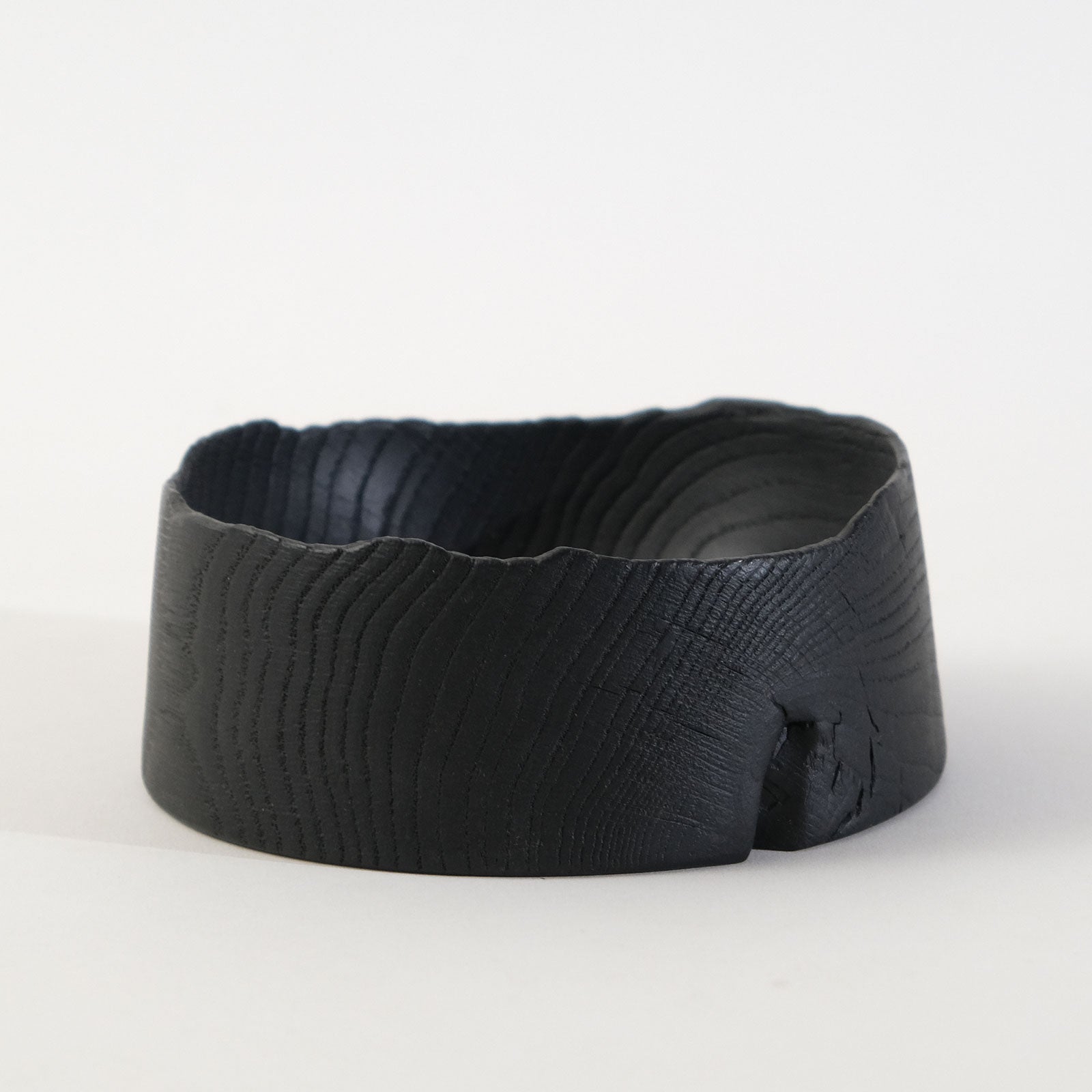 Black Charred Oak Tapered Inferno Bowl