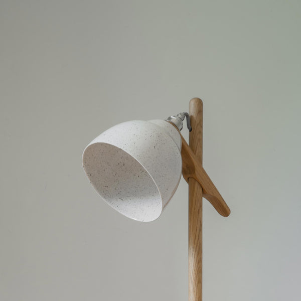 Studio Haran Element Oak and Ceramic Floor Lamp