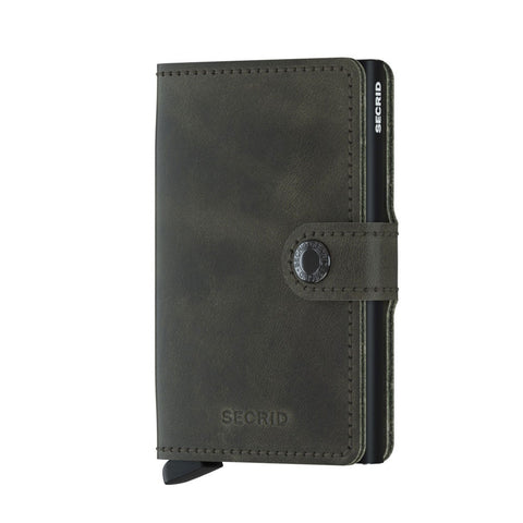 Secrid Mini Wallet Vintage Olive - Black