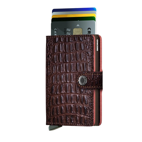 Secrid Mini Wallet - Nile Brown