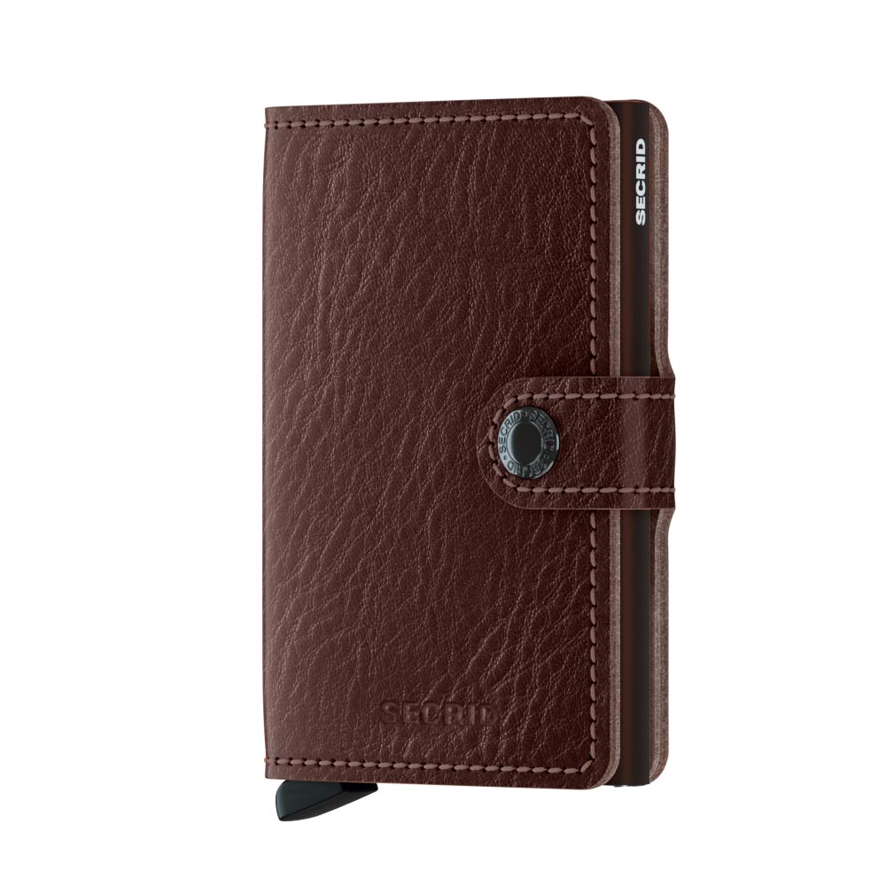 Mini Wallet Veg Espresso Brown