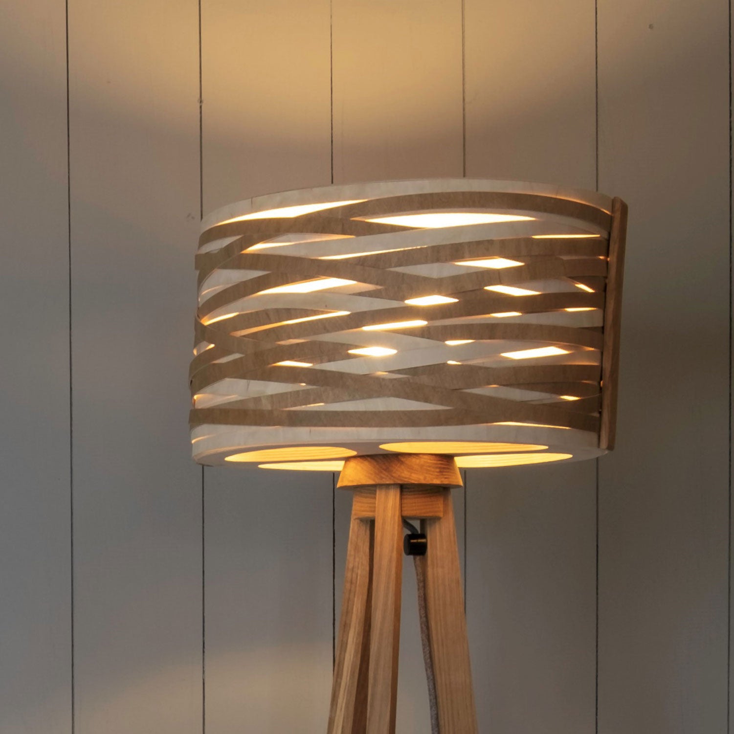 Stuart Lamble Convolution Drum Floor Lamp