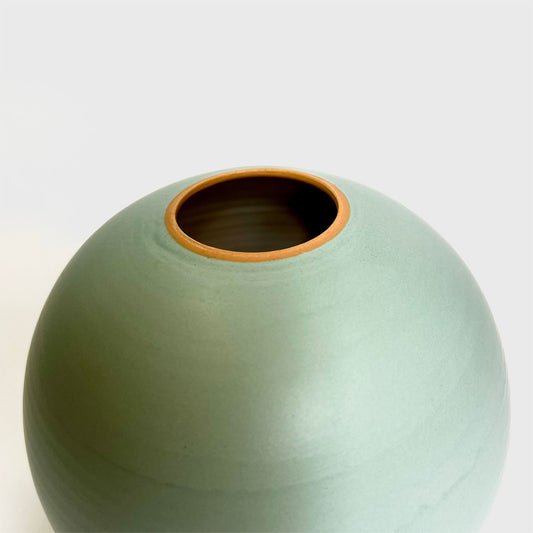 Justine Jenner Planet Vase - Pistachio & Mustard