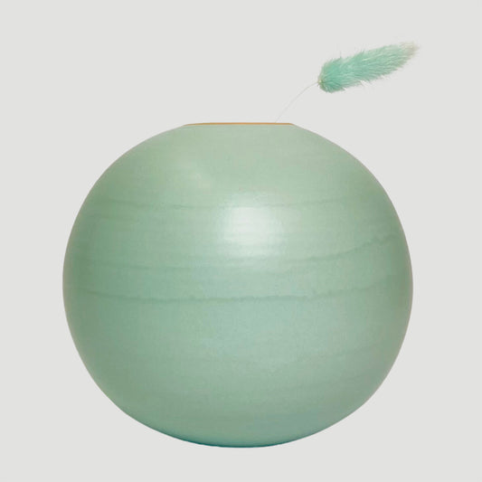 Justine Jenner Planet Vase - Pistachio & Mustard