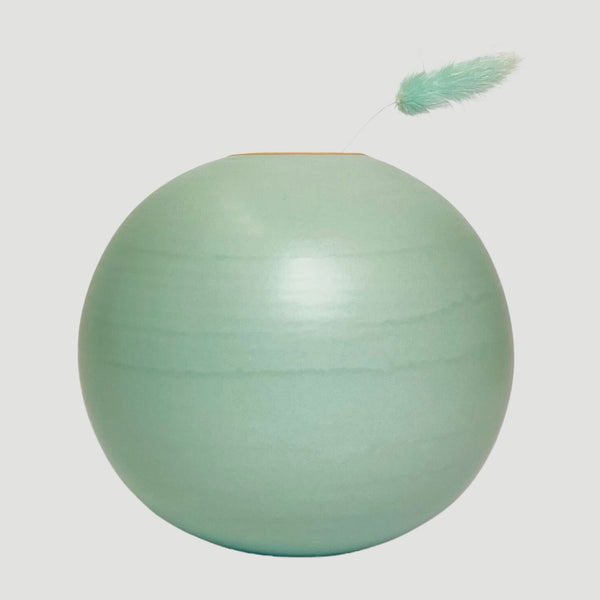 Justine Jenner Planet Vase Pistachio & Mustard